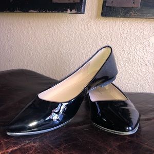 BCBG Black Patent Flats